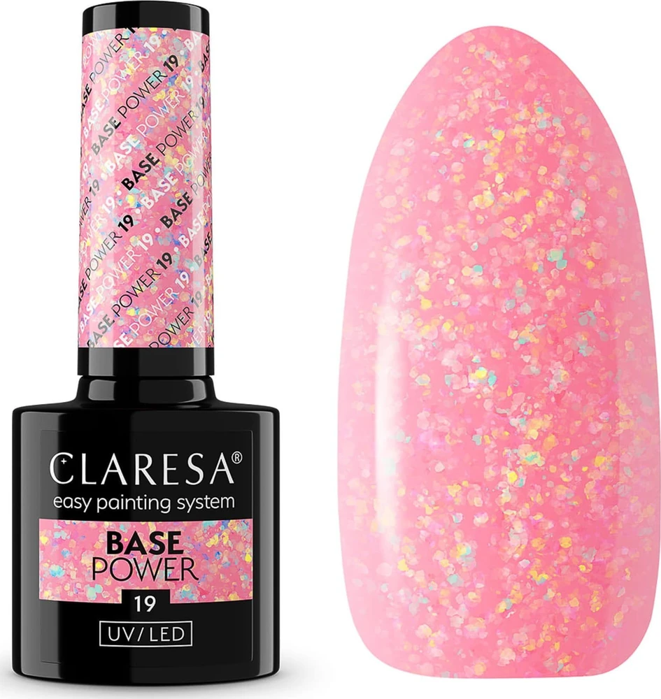 Activeshop Hibridinė nagų bazė Claresa Power Base, 19, 5 g