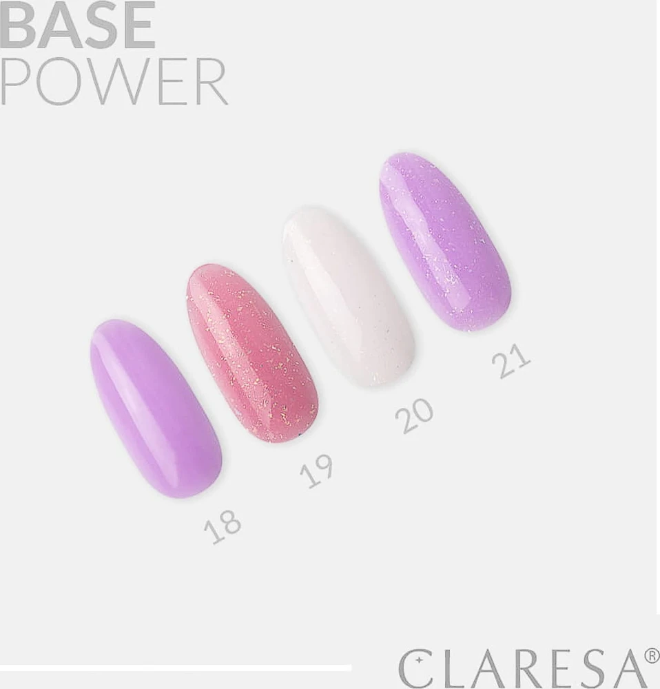 Activeshop Hibridinė nagų bazė Claresa Power Base, 19, 5 g