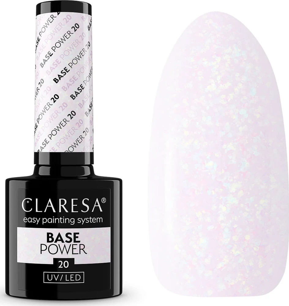 Activeshop Hibridinis nagų pagrindas Claresa Power Base, 20, 5 g
