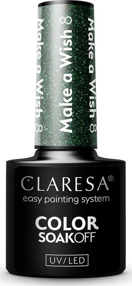 Activeshop Hibridinis nagų lakas Claresa Make A Wish 8, 5 g