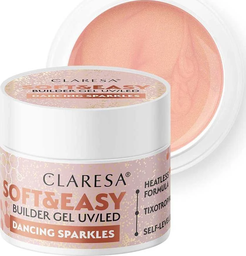 Activeshop Statybinis gelis Claresa Soft&Easy Dancing Sparkles, 45 g