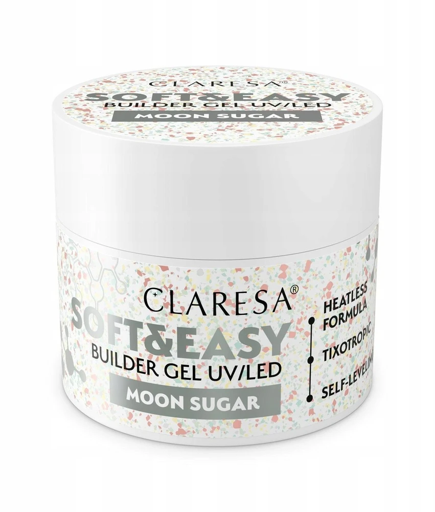 Activeshop Claresa Soft&Easy statybinis gelis „Moon Sugar“ 45 g