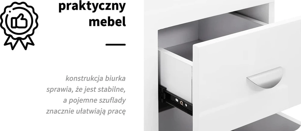 Profesionalus manikiūro stalas Activeshop 312, baltas