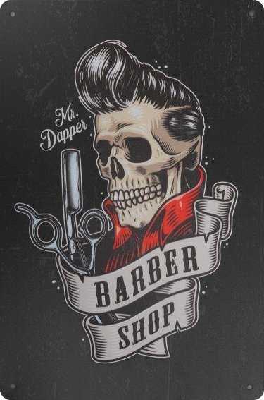 Activeshop Barberio dekoratyvinė lentelė B019