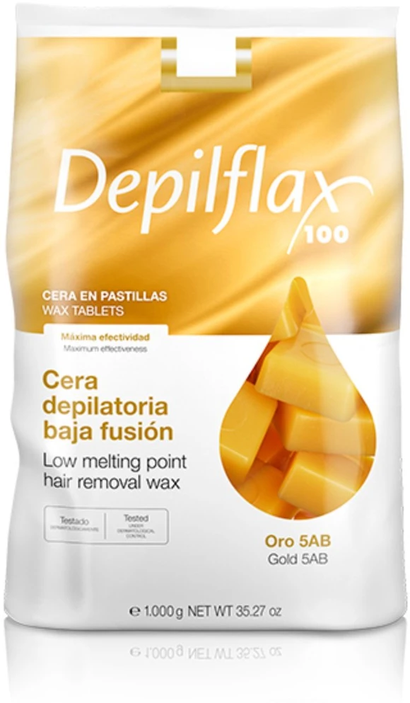 Depilflax 100 Oro depiliacinis vaškas pakuotėje