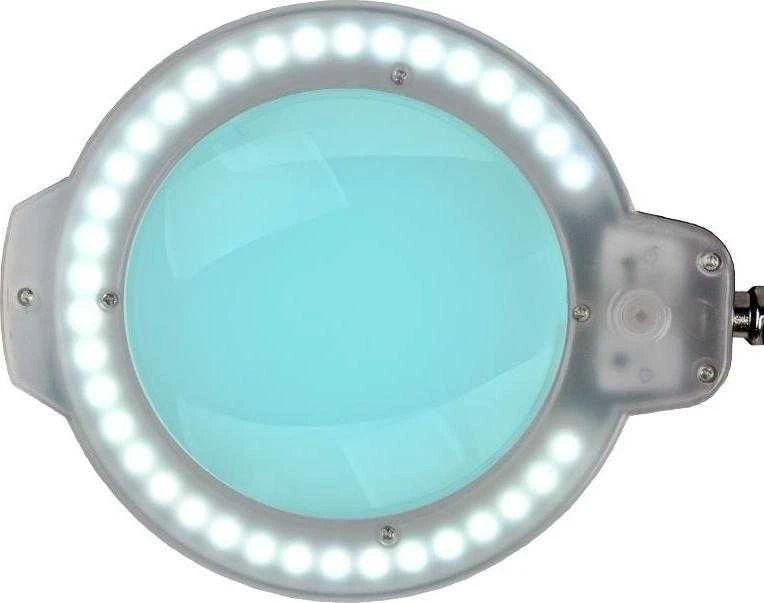 Activeshop Kosmetologinė lempa LED su lupa ir stovu GLOW MOONLIGHT 5D/6 10W Juodas