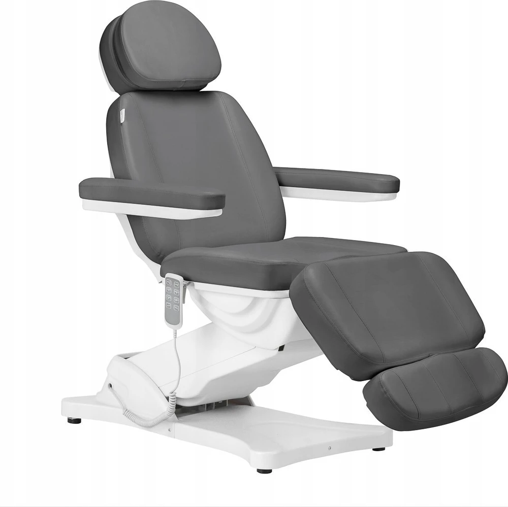 Activeshop Kosmetologinis krėslas SILLON CLASSIC 4 MOTOR ELECTRIC Pilkas