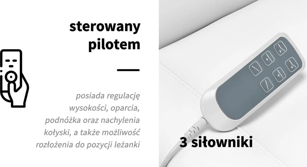 Activeshop Kosmetologinis krėslas SILLON CLASSIC 3 MOTOR ELECTRIC PEDI Baltas