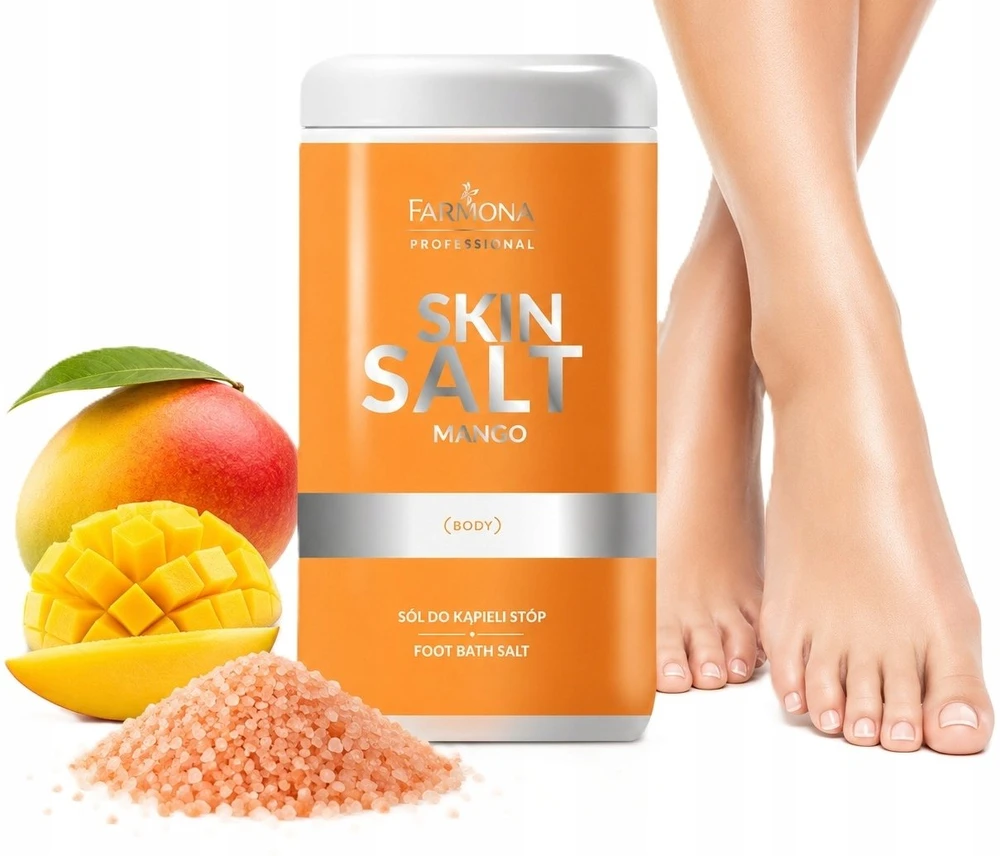 Activeshop Pėdų vonelės druska su mangu ekstraktu Farmona Skin Salt 1250 g