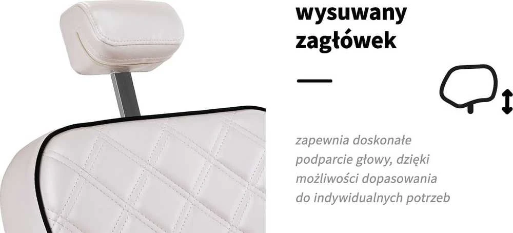 Activeshop Kirpyklos kėdė Barber Chair Gabbiano Carlos Extra Pearl
