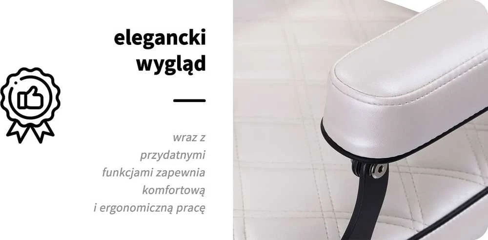Activeshop Kirpyklos kėdė Barber Chair Gabbiano Carlos Extra Pearl