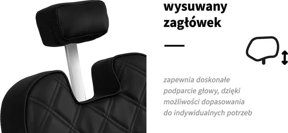 Activeshop Kirpyklos kėdė Barber Chair Gabbiano Carlos Juodas