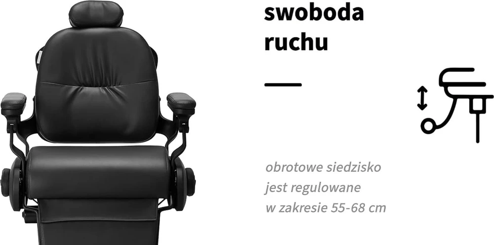 Activeshop Gabbiano Duke – Inovatyvi elektrinė barbero kėdė