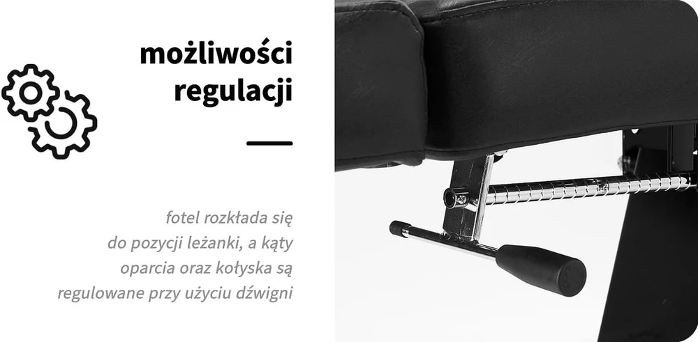 Activeshop Tatuiruočių krėslas Pro Ink 3710 Electric Juodas