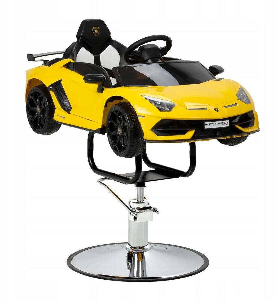 Activeshop Vaikų kirpyklos kėdė Gabbiano Lamborghini, geltona