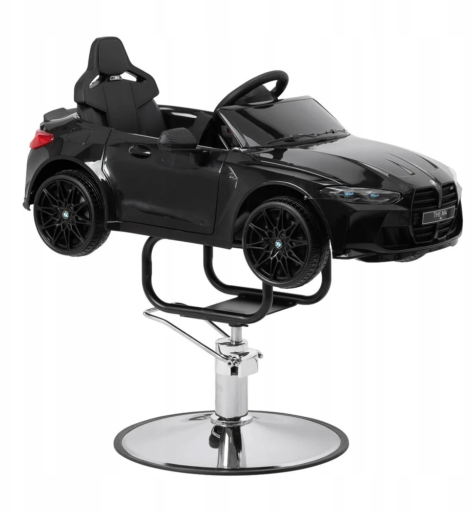 Activeshop Vaikų kirpyklos kėdė Gabbiano BMW, juoda