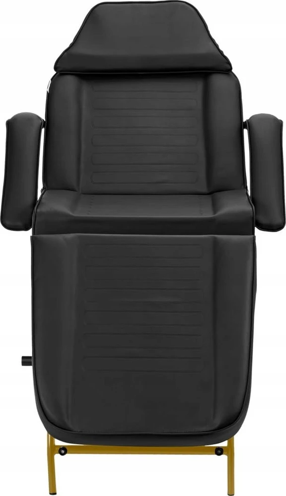 Activeshop Kosmetologinis krėslas BEAUTY CHAIR 557G MODEL GOLD Juodas