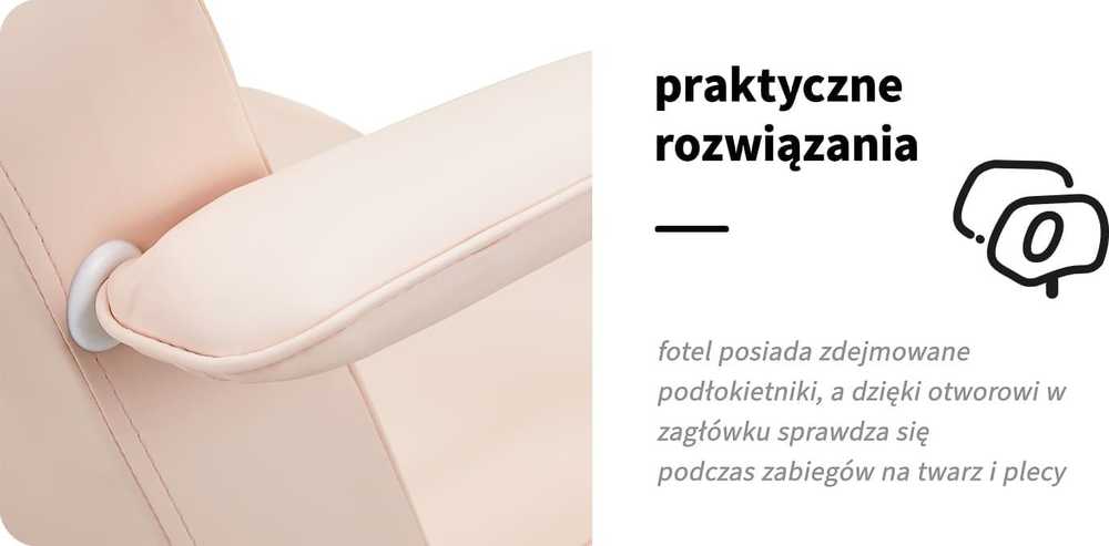 Activeshop Rožinė Kosmetologinis krėslas BASIC Rožinis