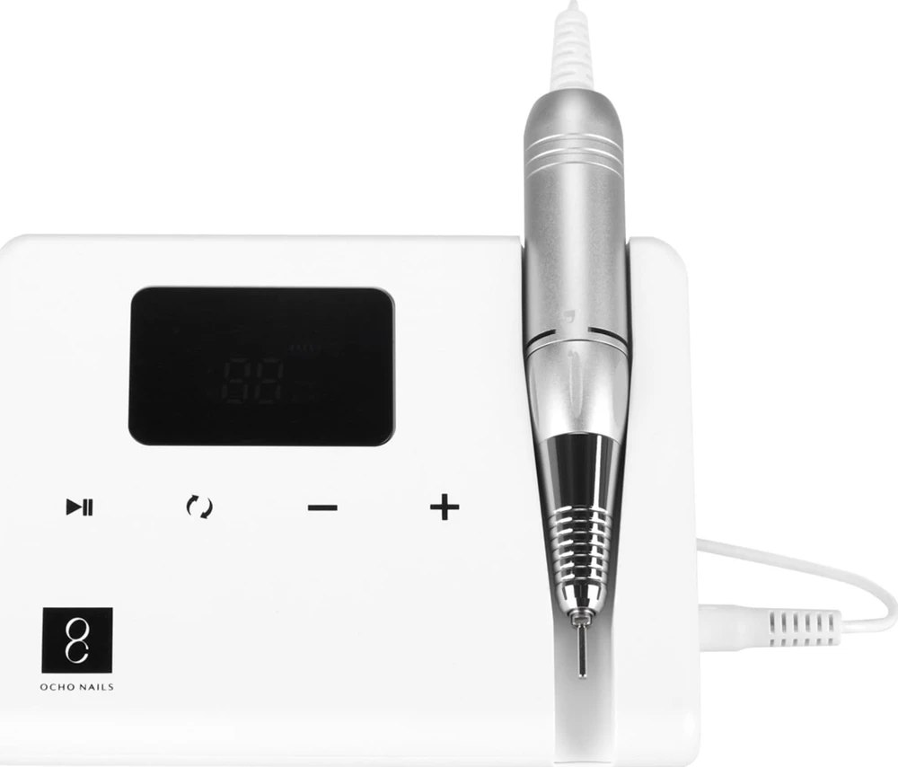 Activeshop Profesionali elektrinė nagų freza manikiūro darbams OCHO TECHNIC 65W, baltos spalvos