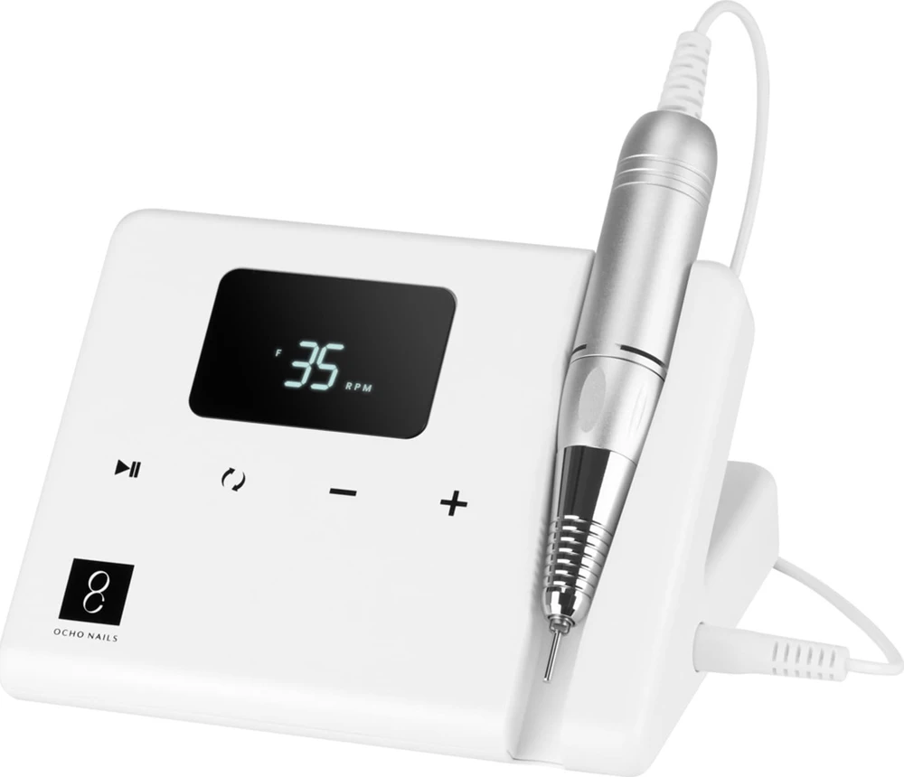 Activeshop Profesionali elektrinė nagų freza manikiūro darbams OCHO TECHNIC 65W, baltos spalvos
