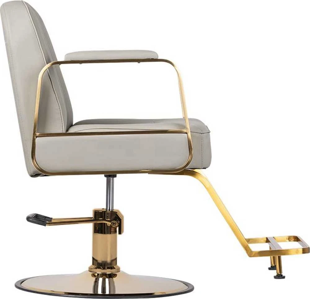 Activeshop Kirpyklos kėdė HAIR SYSTEM KIRPYMO KĖDĖ ACRI BIEGE GOLD