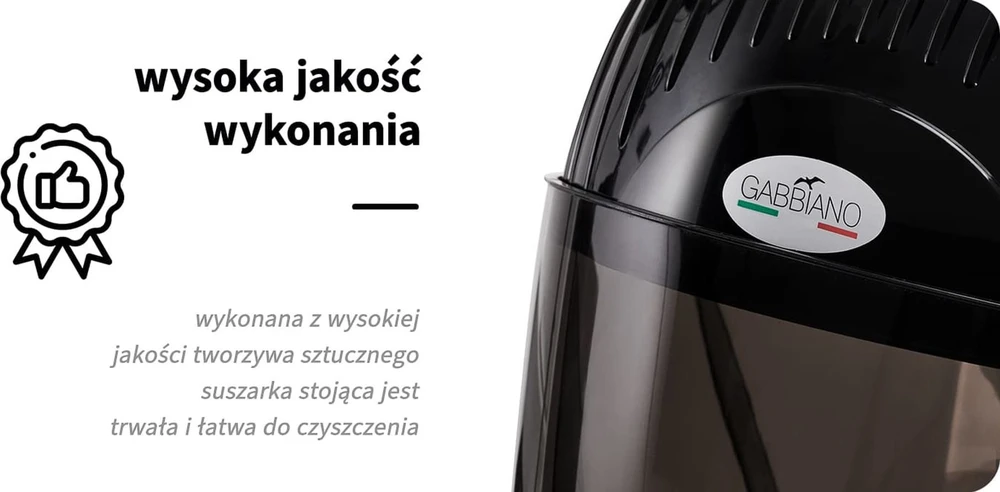 Activeshop Trijų greičių plaukų džiovintuvas juodas