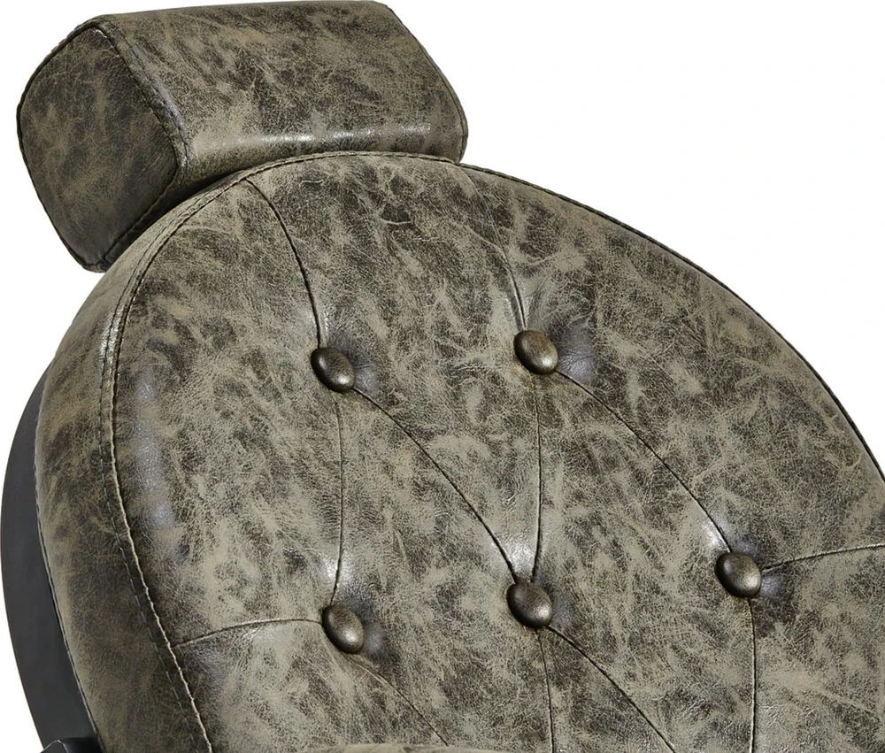 Activeshop Kirpyklos kėdė Gabbiano President Old Leather, žalia
