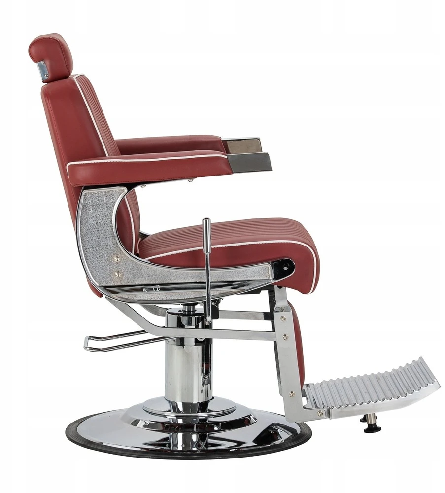 Activeshop Kirpyklos barberio kėdė Gabbiano Visionerio Raudona and Chrome
