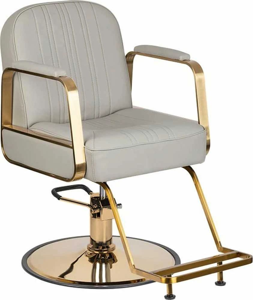 Activeshop Kirpyklos kėdė HAIR SYSTEM KIRPYMO KĖDĖ ACRI BIEGE GOLD