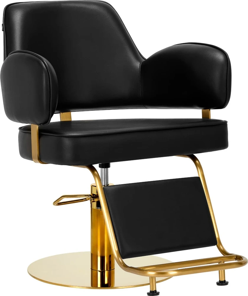 Activeshop Kirpyklos kėdė Gabbiano Professional Hairdressing Chair Linz Juodas Gold