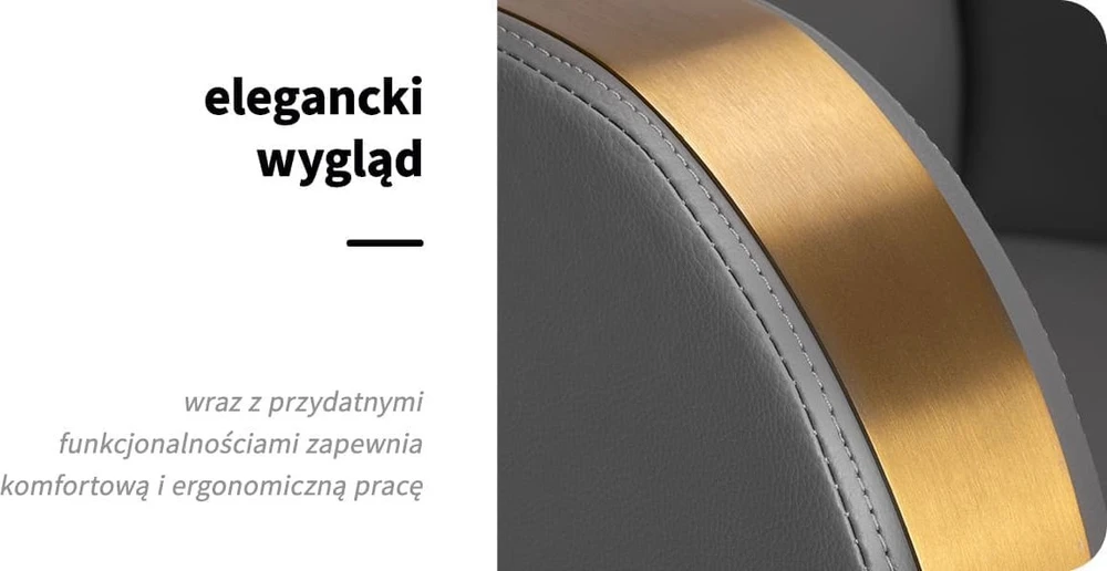 Activeshop Kirpyklos kėdė GABBIANO PROFESSIONAL HAIRDRESSING CHAIR MALAGA GOLD Pilkas