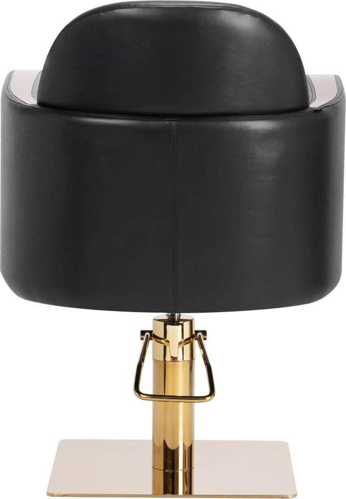 Activeshop Kirpyklos kėdė GABBIANO PROFESSIONAL HAIRDRESSING CHAIR MALAGA GOLD Juodas