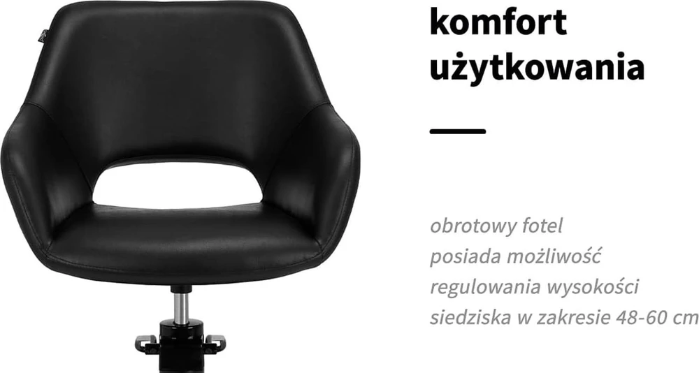 Activeshop Kirpyklos kėdė Gabbiano Modena Juodas