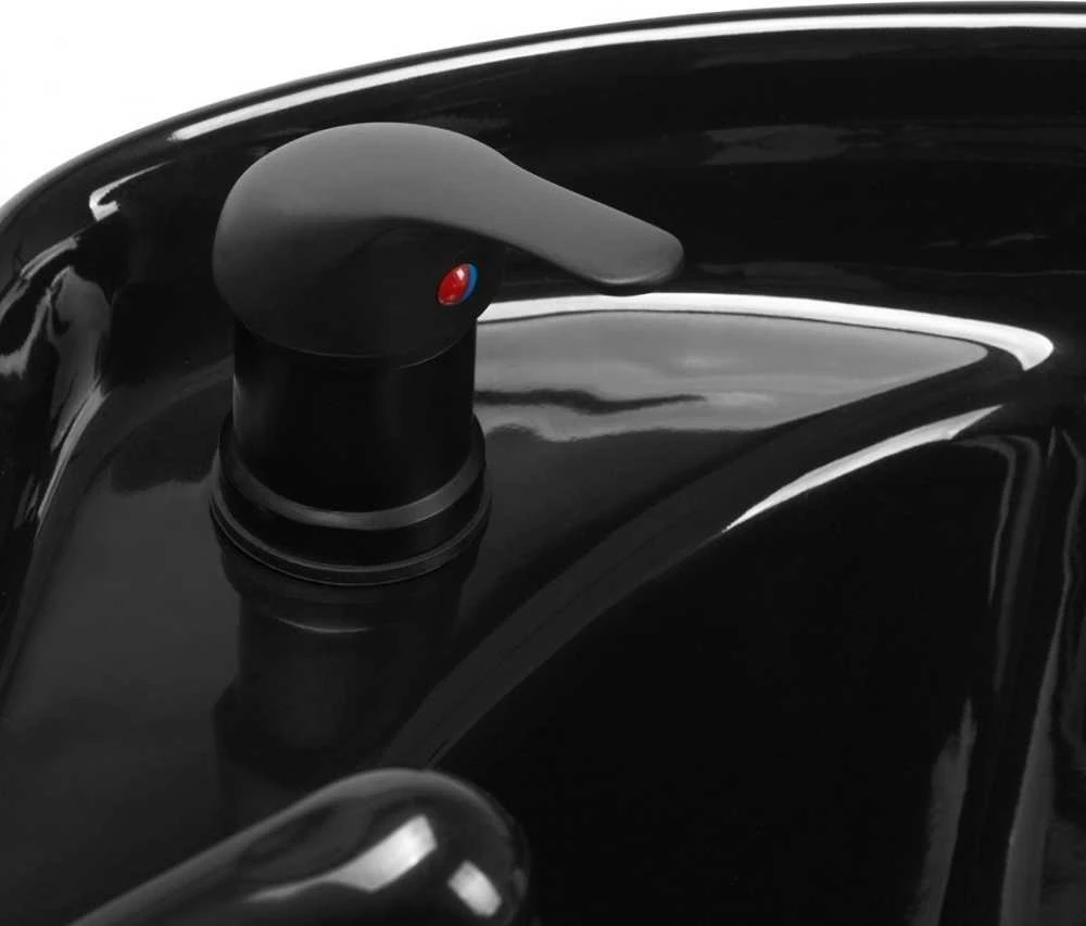 Activeshop Kirpyklos plautuvė GABBIANO PROFESSIONAL HAIRWASHER PRATO GOLD Juodas