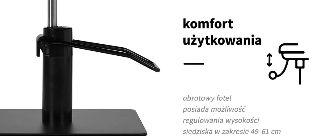 Activeshop Kirpyklos kėdė Gabbiano Porto Juodas Biege