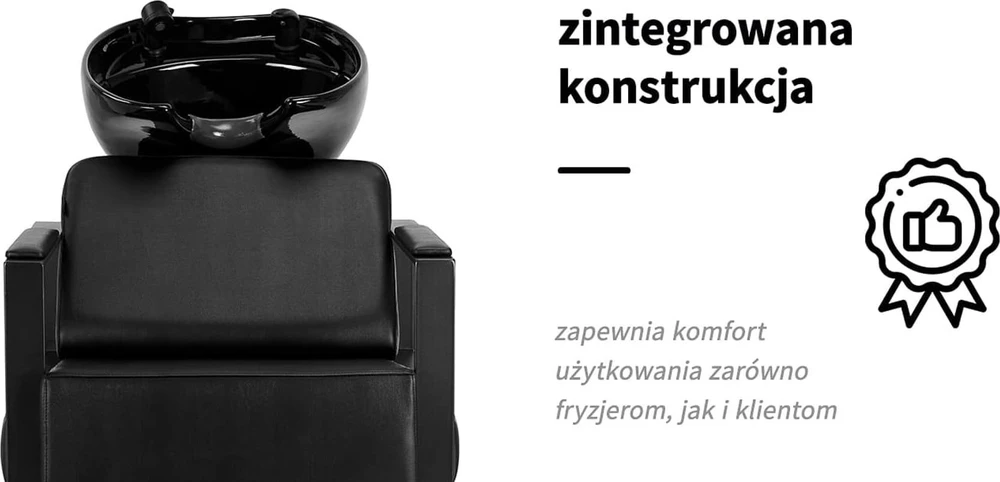 Activeshop Kirpyklos plautuvė Gabbiano Modena Juodas