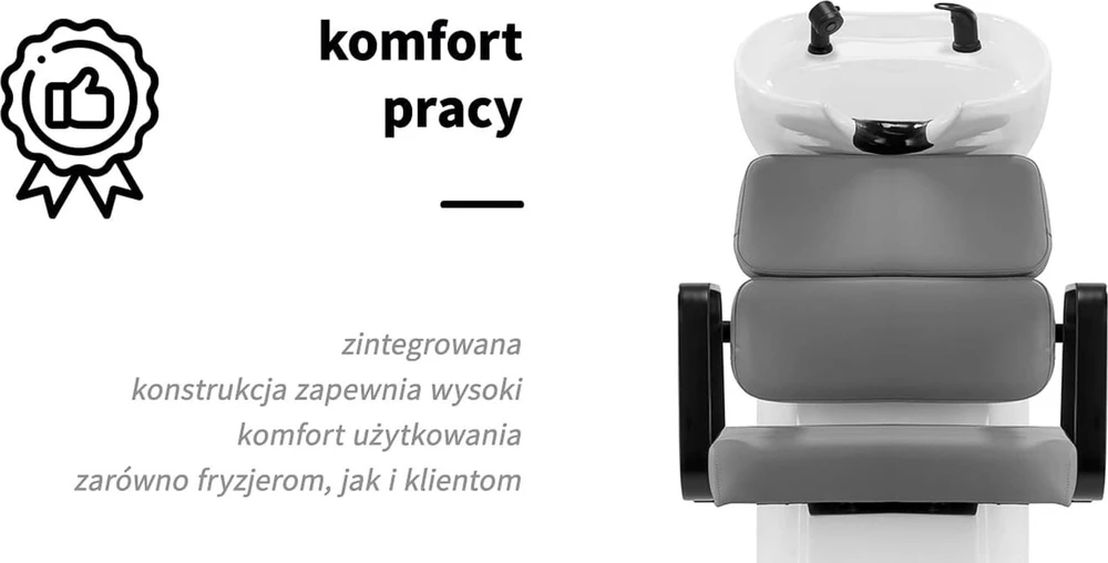 Activeshop Kirpyklos plautuvė Gabbiano Porto Juodas Pilkas