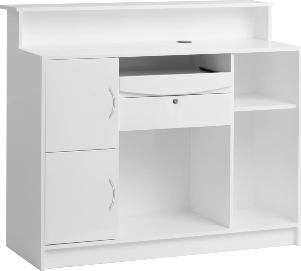 Activeshop Registratūros stalas GABBIANO RECEPTION DESK DIAMOND Baltas