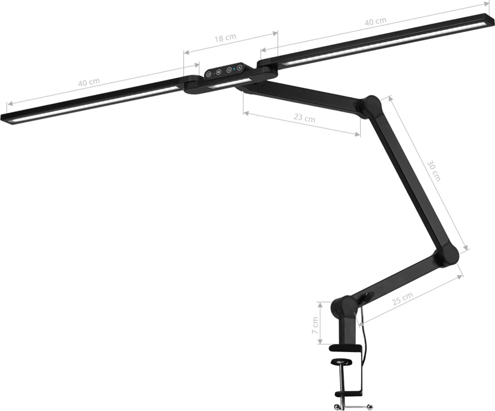 Activeshop Kosmetologinė LED lempa manikiūrui Glow L04 Juodas