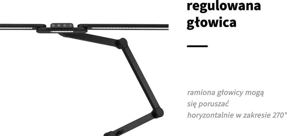 Activeshop Kosmetologinė LED lempa manikiūrui Glow L04 Juodas