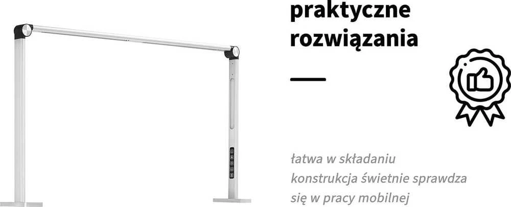 Activeshop Kosmetologinė lempa manikiūrui Glow ProLux Flexi