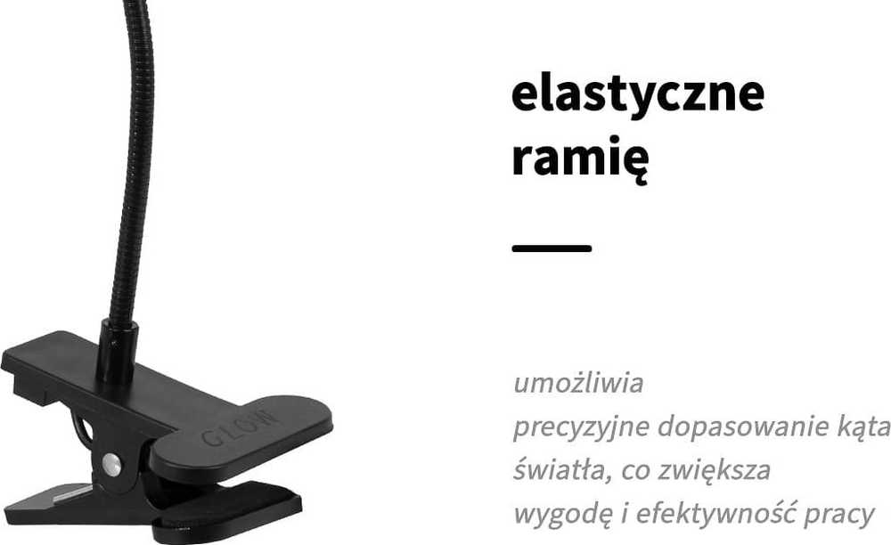 Activeshop Uv led lempa juoda, kabinasi prie stalo