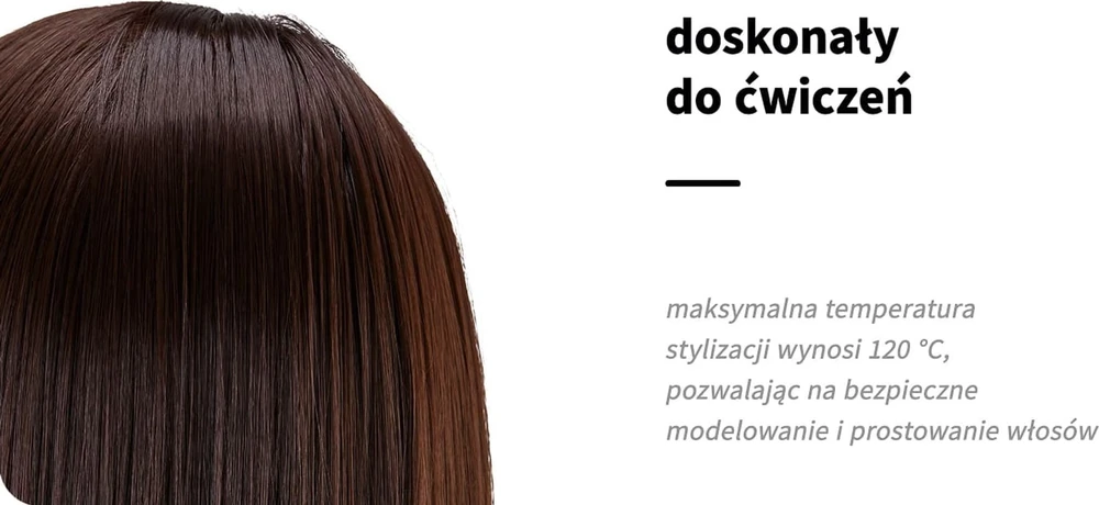 Activeshop Vyriška mokomoji kirpėjo galva su barzda Gabbiano WZ4, 1 vnt.