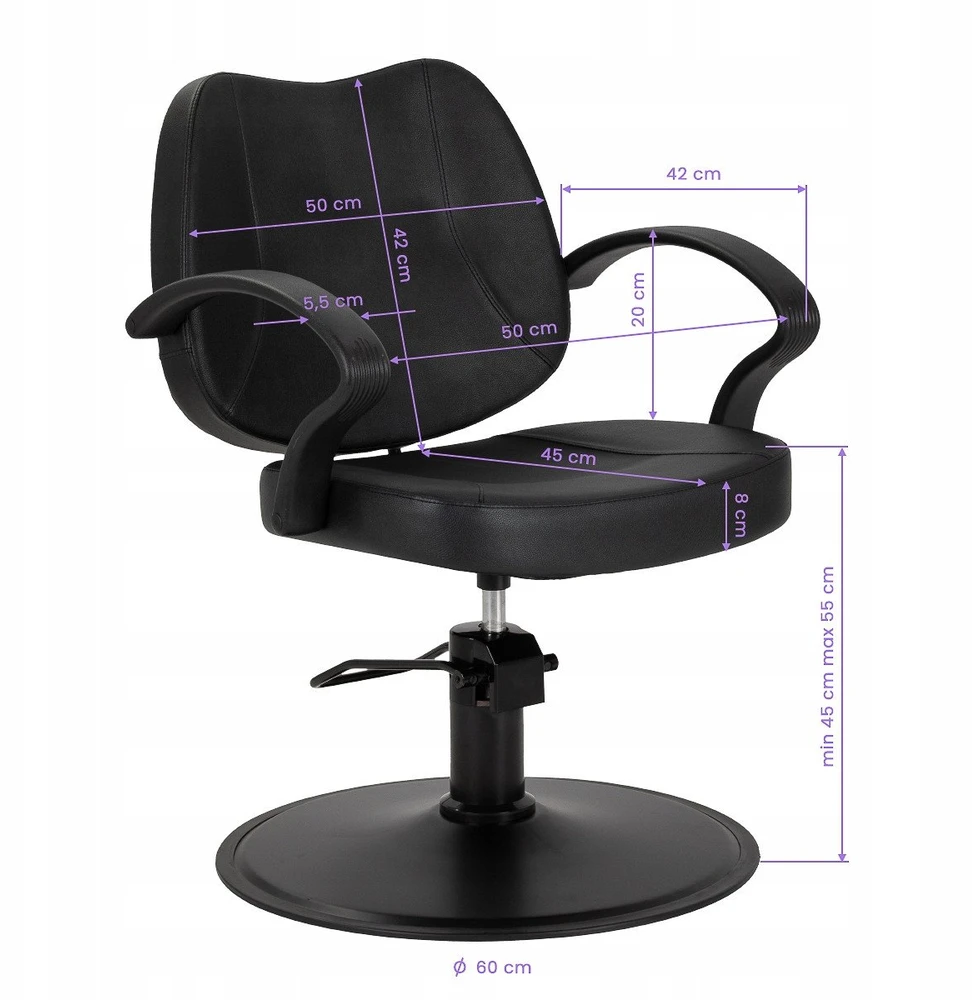 Activeshop Kirpyklos kėdė Hair System S20 Juodas