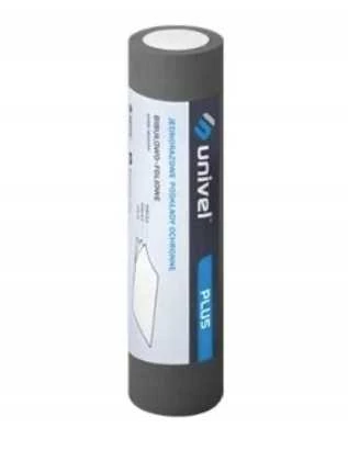 Activeshop Vienkartinis popierinis paklotas su folija 50 x 40 m, juodas