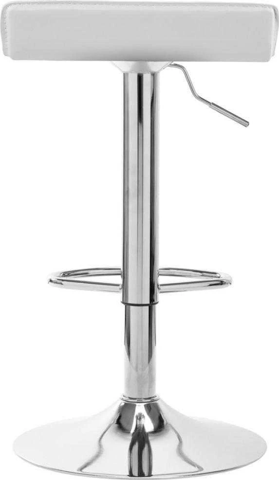 Activeshop Baro kėdė WAVY ECO LEATHER CHROME Baltas