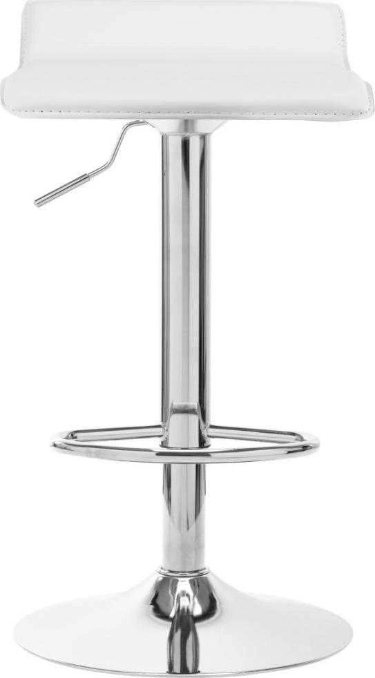 Activeshop Baro kėdė WAVY ECO LEATHER CHROME Baltas