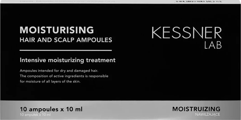 Activeshop KESSNER LAB drėkinančios galvos odos ir plaukų ampulės 10 x 10 ml