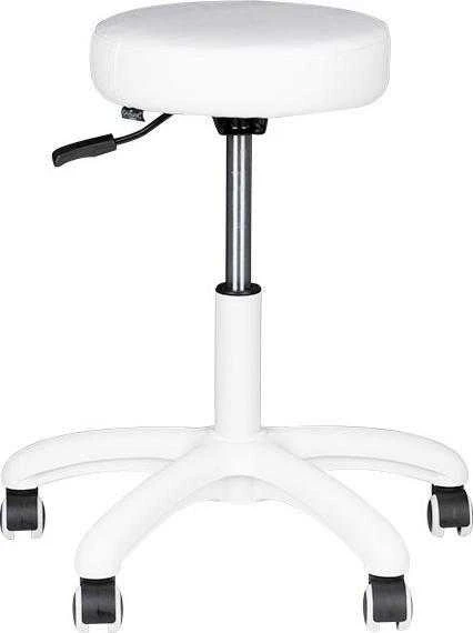 Activeshop Kosmetologinė meistro kėdutė BEAUTY STOOL ELEGANT Baltas