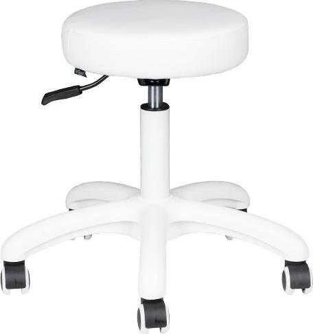 Activeshop Kosmetologinė meistro kėdutė BEAUTY STOOL ELEGANT Baltas